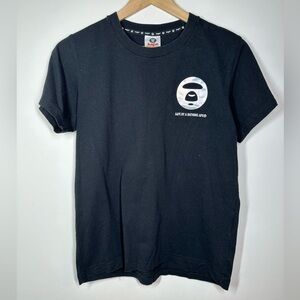 AAPE A‎ Bathing Ape Somewhere in the AAPE Universe Black Tshirt Small